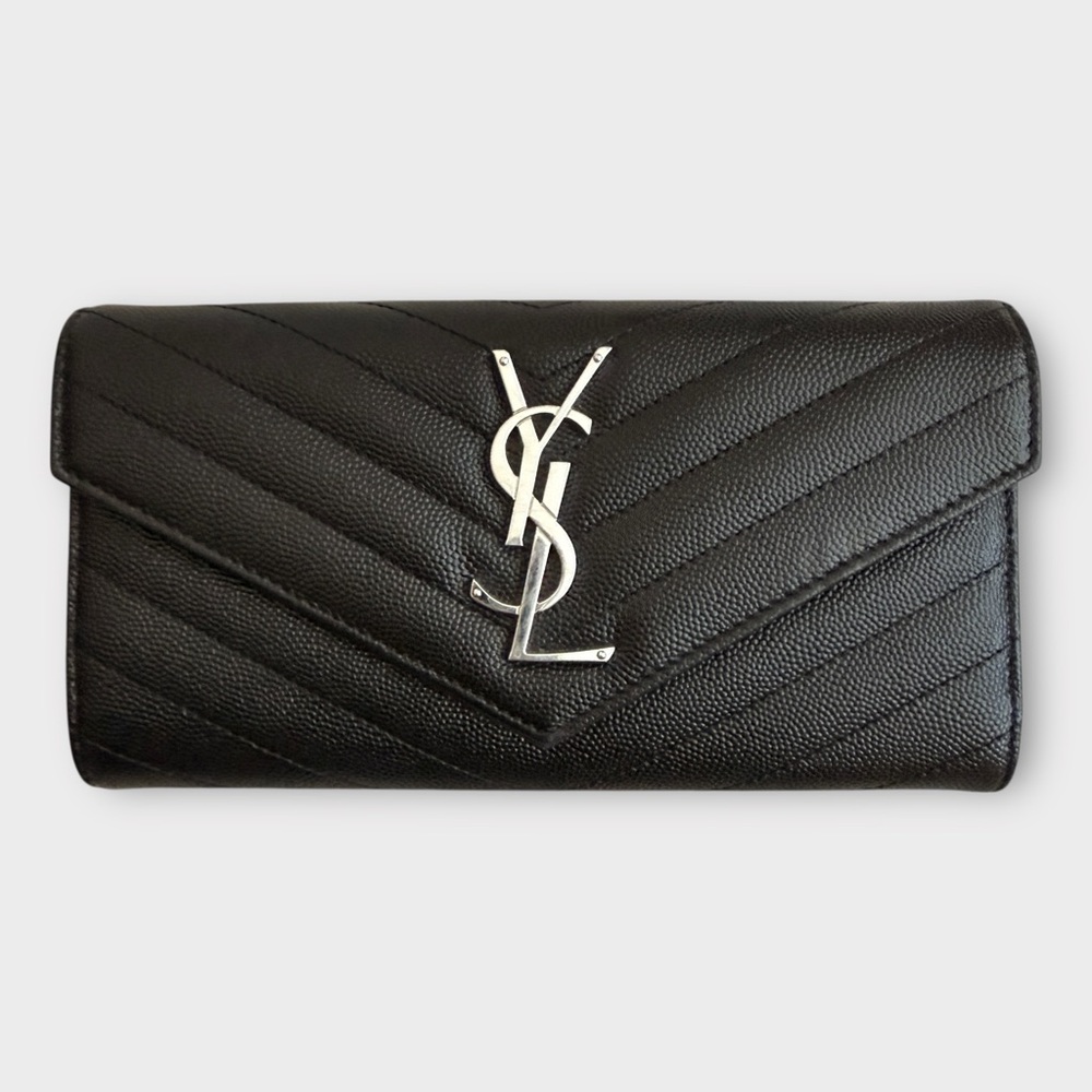 Saint Laurent YSL Grain de Poudre Wallet - ALL INCLUSIONS